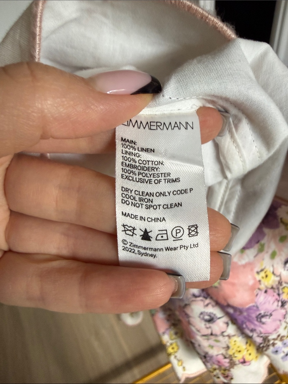 Zimmermann Floral Scallop-Trim Peplum Top - Picture 4 of 4
